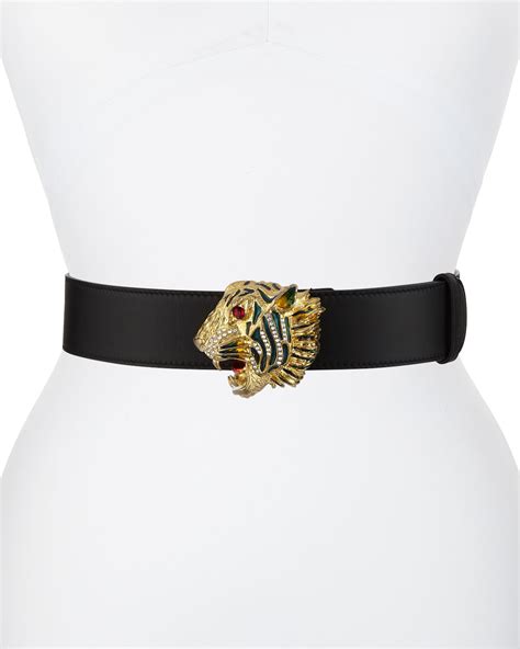 white gucci belt silver buckle|Gucci belt with tiger buckle.